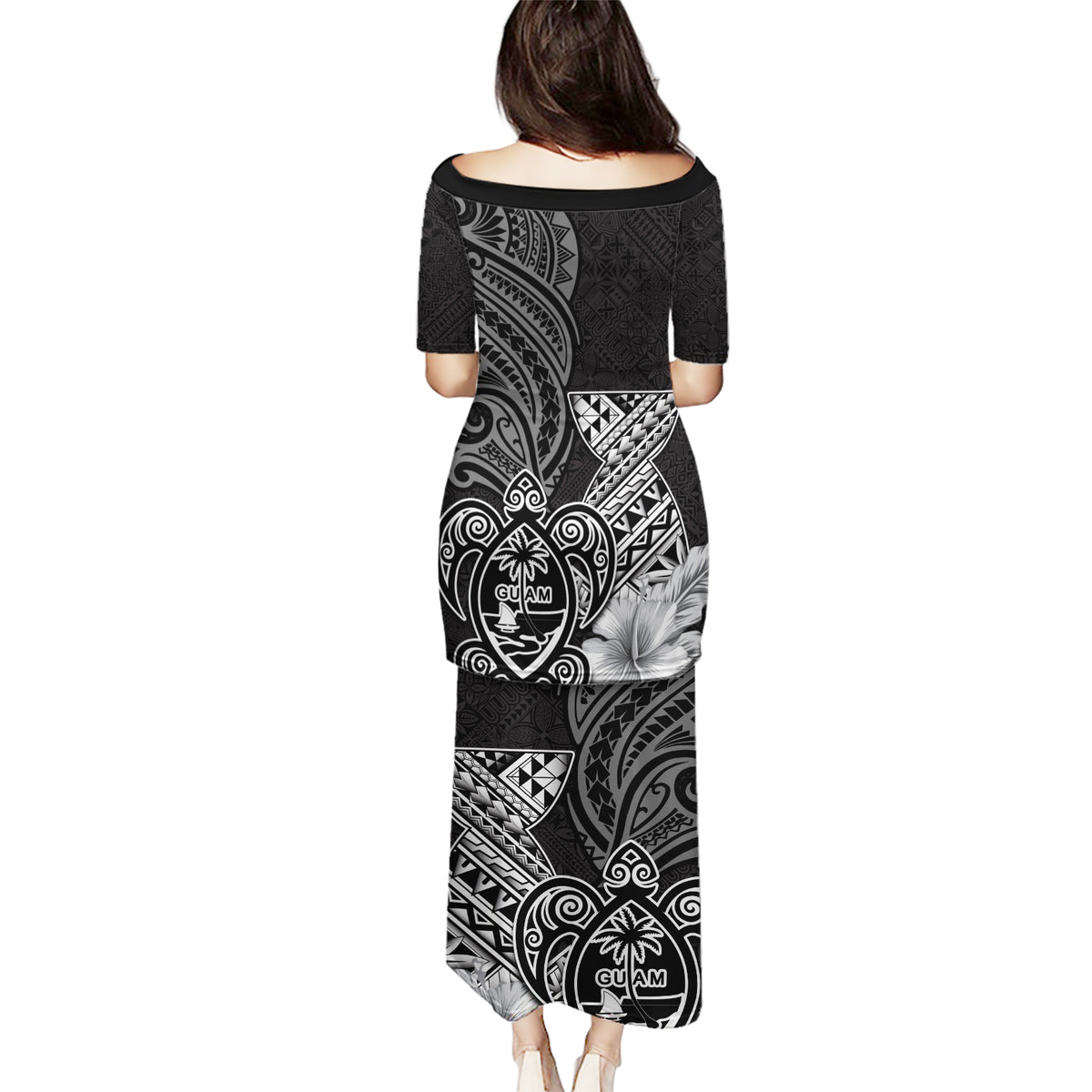 Guam Latte Stone Chamorro Culture Puletasi Tapa Pattern