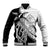 Guam Fish Hook and Palm Tree Baseball Jacket Polynesian Pattern Half Style