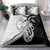 Guam Fish Hook and Palm Tree Bedding Set Polynesian Pattern Half Style