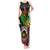 Personalised Vanuatu 44th Anniversary Tank Maxi Dress Boars Tusk and Melanesian Warrior Indipendens Dei