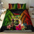 Vanuatu Independence Day Bedding Set Boars Tusk and Melanesian Warrior Indipendens Dei