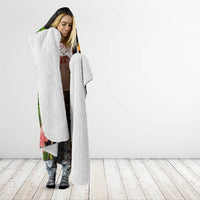 Vanuatu Independence Day Hooded Blanket Boars Tusk and Melanesian Warrior Indipendens Dei LT03 - Polynesian Pride