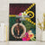 Vanuatu Indipendens Dei Canvas Wall Art Boars Tusk and Melanesian Warrior Hibiscus