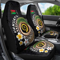 Vanuatu Independence Day Car Seat Cover Melanesian Tribal Pig Tusk with Tropical Plants