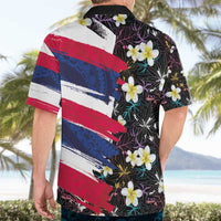 Hawaiian Flag Day Hawaiian Shirt Tropical Flowers and Leaves LT03 - Polynesian Pride