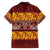 Samoa Siapo and Tapa Family Matching Summer Maxi Dress and Hawaiian Shirt Pacific Tribal Pattern with Hibiscus Striped Style