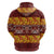 Samoa Siapo and Tapa Hoodie Pacific Tribal Pattern with Hibiscus Striped Style