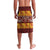 Samoa Siapo and Tapa Lavalava Pacific Tribal Pattern with Hibiscus Striped Style