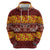 Samoa Siapo and Tapa Zip Hoodie Pacific Tribal Pattern with Hibiscus Striped Style