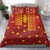 Samoa Tapa Pacific Tribal Pattern Bedding Set Hibiscus and Plumeria