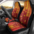 Samoa Tapa Pacific Tribal Pattern Car Seat Cover Hibiscus and Plumeria