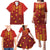 Samoa Tapa Pacific Tribal Pattern Family Matching Puletasi and Hawaiian Shirt Hibiscus and Plumeria