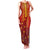 Samoa Tapa Pacific Tribal Pattern Family Matching Tank Maxi Dress and Hawaiian Shirt Hibiscus and Plumeria