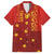 Samoa Tapa Pacific Tribal Pattern Hawaiian Shirt Hibiscus and Plumeria