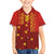 Samoa Tapa Pacific Tribal Pattern Kid Hawaiian Shirt Hibiscus and Plumeria