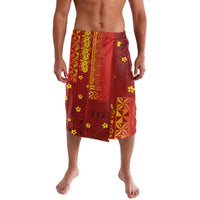 Samoa Tapa Pacific Tribal Pattern Lavalava Hibiscus and Plumeria