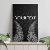 New Zealand Netball Canvas Wall Art Koru and Maori Tattoo Jersey LT03 - Polynesian Pride
