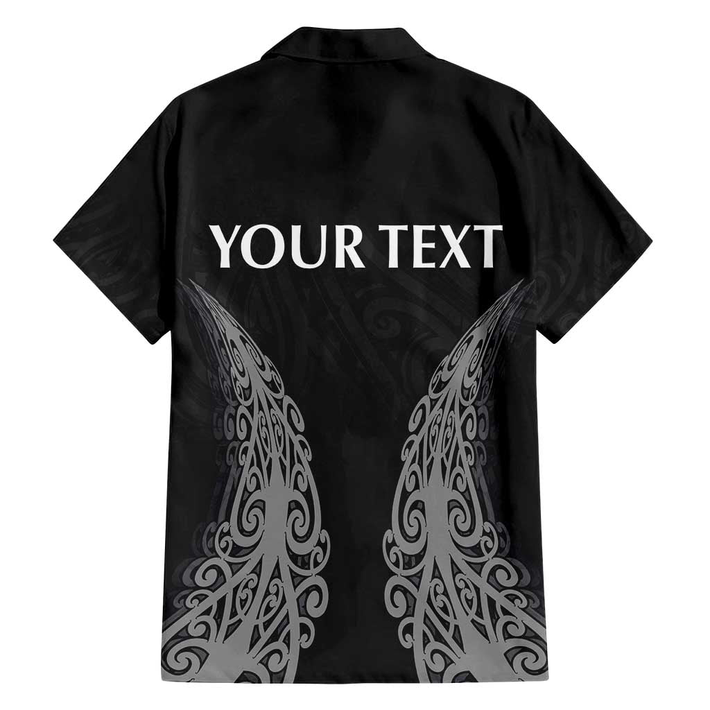 New Zealand Netball Family Matching Off Shoulder Maxi Dress and Hawaiian Shirt Koru and Maori Tattoo Jersey