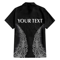 New Zealand Netball Family Matching Off Shoulder Short Dress and Hawaiian Shirt Koru and Maori Tattoo Jersey