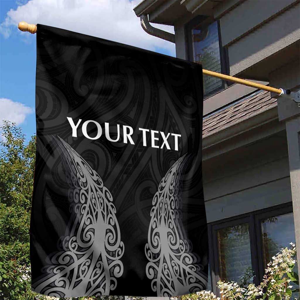 New Zealand Netball Garden Flag Koru and Maori Tattoo Jersey LT03 - Polynesian Pride