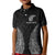 New Zealand Netball Kid Polo Shirt Koru and Maori Tattoo Jersey