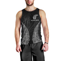 New Zealand Netball Men Tank Top Koru and Maori Tattoo Jersey LT03 - Polynesian Pride