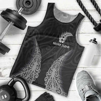New Zealand Netball Men Tank Top Koru and Maori Tattoo Jersey LT03 - Polynesian Pride