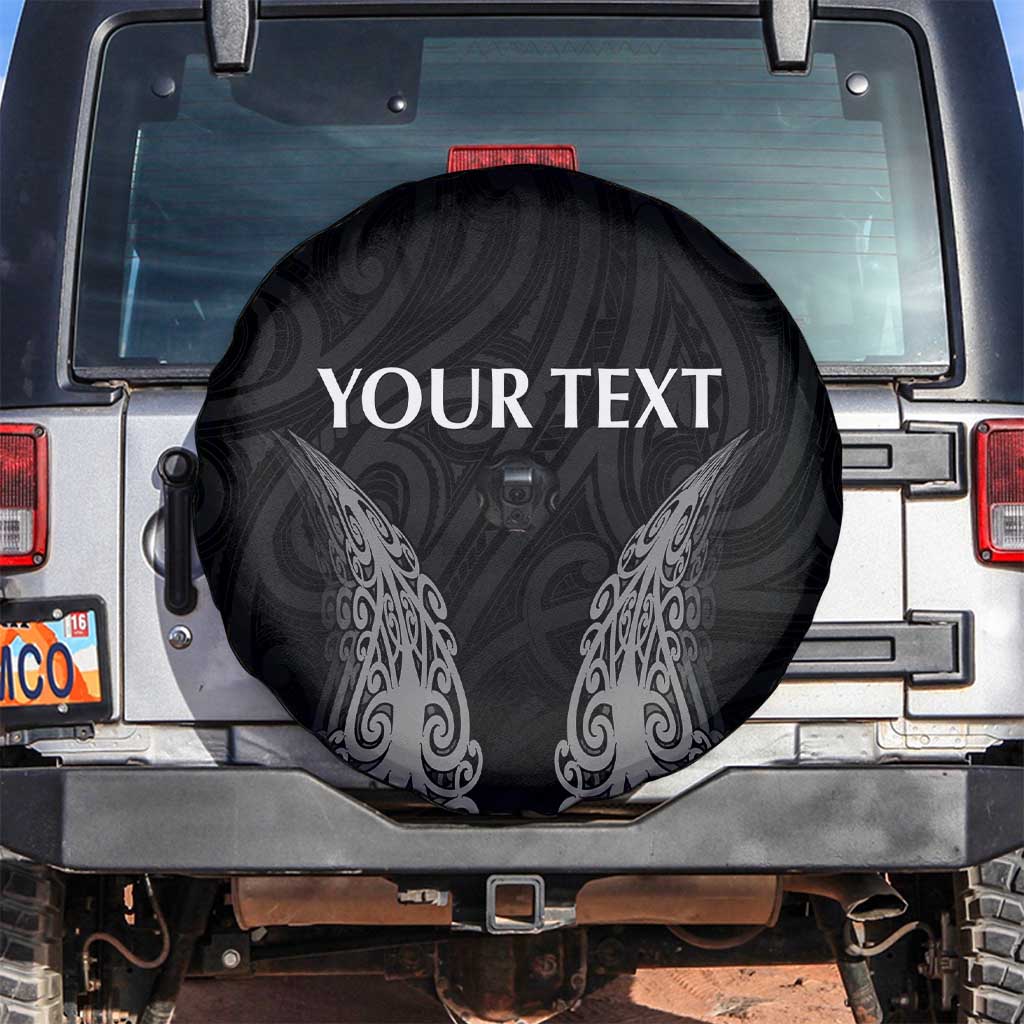 New Zealand Netball Spare Tire Cover Koru and Maori Tattoo Jersey