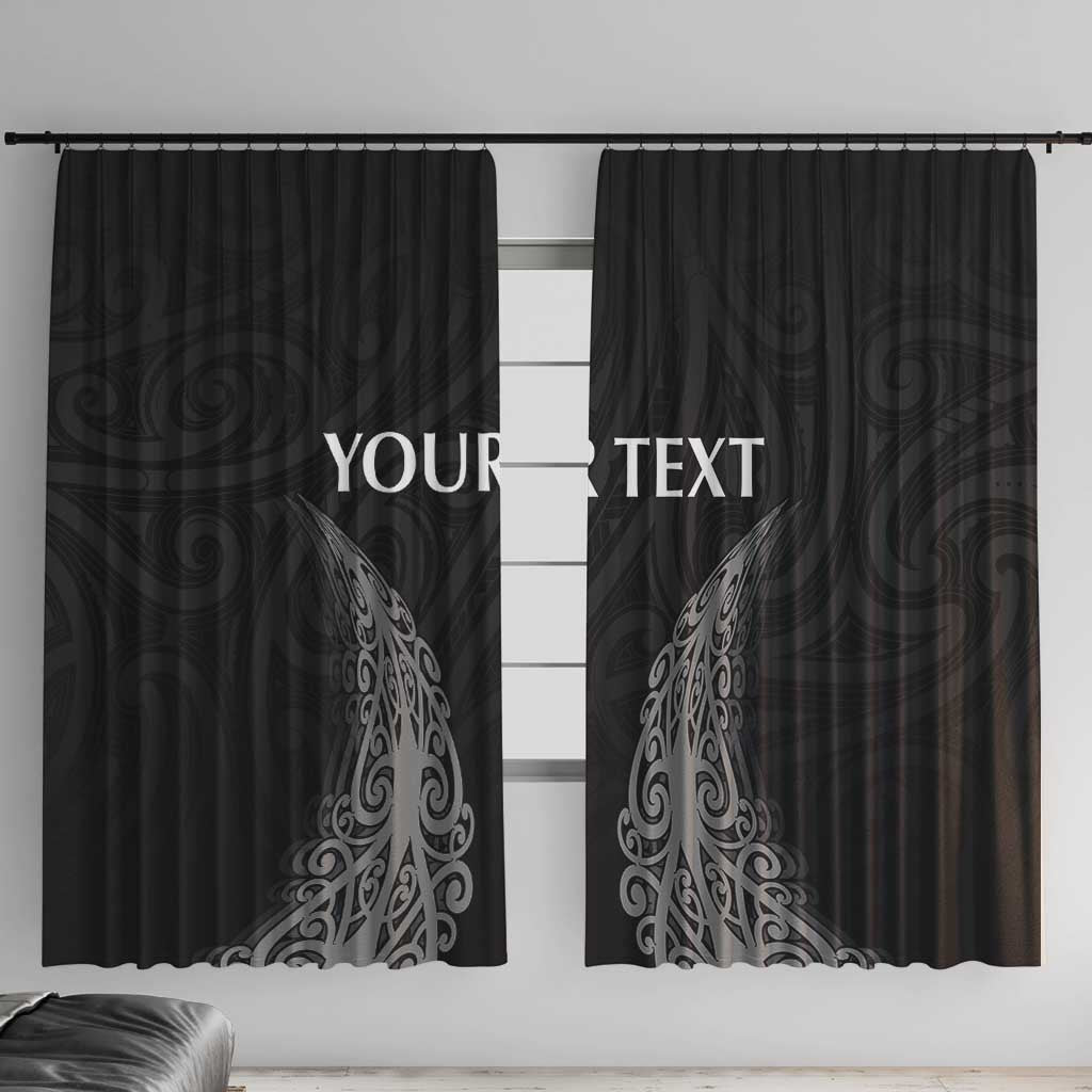 New Zealand Netball Window Curtain Koru and Maori Tattoo Jersey