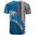 Fiji Rugby T Shirt Coat of Arms Palm Tree Mix Polynesia Tapa Pattern LT03 - Polynesian Pride