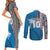 custom-fiji-rugby-couples-matching-short-sleeve-bodycon-dress-and-long-sleeve-button-shirts-coat-of-arms-palm-tree-mix-polynesia-tapa-pattern