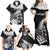 New Zealand World Cup 2023 Family Matching Off Shoulder Maxi Dress and Hawaiian Shirt Aotearoa Haka Rugby with Silver Fern Maori Ethnic Pattern LT03 - Polynesian Pride