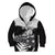 New Zealand World Cup 2023 Kid Hoodie Aotearoa Haka Rugby with Silver Fern Maori Ethnic Pattern LT03 Zip Hoodie Black - Polynesian Pride