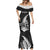 New Zealand World Cup 2023 Mermaid Dress Aotearoa Haka Rugby with Silver Fern Maori Ethnic Pattern LT03 - Polynesian Pride