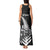 New Zealand World Cup 2023 Tank Maxi Dress Aotearoa Haka Rugby with Silver Fern Maori Ethnic Pattern LT03 - Polynesian Pride