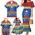 Solomon Islands Christmas Family Matching Mermaid Dress and Hawaiian Shirt Santa With Flag Of Solomon Polynesian Tribal Xmas Vibe LT03 - Polynesian Pride