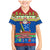 Solomon Islands Christmas Family Matching Mermaid Dress and Hawaiian Shirt Santa With Flag Of Solomon Polynesian Tribal Xmas Vibe LT03 Son's Shirt Blue - Polynesian Pride