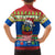 Solomon Islands Christmas Family Matching Short Sleeve Bodycon Dress and Hawaiian Shirt Santa With Flag Of Solomon Polynesian Tribal Xmas Vibe LT03 - Polynesian Pride