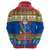 Solomon Islands Christmas Hoodie Santa With Flag Of Solomon Polynesian Tribal Xmas Vibe LT03 - Polynesian Pride