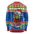 Solomon Islands Christmas Long Sleeve Shirt Santa With Flag Of Solomon Polynesian Tribal Xmas Vibe LT03 - Polynesian Pride