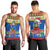 Solomon Islands Christmas Men Tank Top Santa With Flag Of Solomon Polynesian Tribal Xmas Vibe LT03 - Polynesian Pride