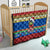 Solomon Islands Christmas Quilt Santa With Flag Of Solomon Polynesian Tribal Xmas Vibe LT03 - Polynesian Pride