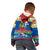 Personalised Solomon Islands Christmas Kid Hoodie Santa With Flag Of Solomon Polynesian Tribal Xmas Vibe LT03 - Polynesian Pride