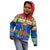 Personalised Solomon Islands Christmas Kid Hoodie Santa With Flag Of Solomon Polynesian Tribal Xmas Vibe LT03 - Polynesian Pride