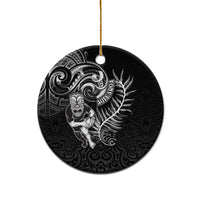 New Zealand Rugby Ceramic Ornament Maori Warrior Rugby with Silver Fern Sleeve Tribal Ethnic Style LT03 - Polynesian Pride