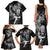 New Zealand Rugby Family Matching Tank Maxi Dress and Hawaiian Shirt Maori Warrior Rugby with Silver Fern Sleeve Tribal Ethnic Style LT03 - Polynesian Pride