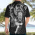 New Zealand Rugby Hawaiian Shirt Maori Warrior Rugby with Silver Fern Sleeve Tribal Ethnic Style LT03 - Polynesian Pride