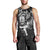 New Zealand Rugby Men Tank Top Maori Warrior Rugby with Silver Fern Sleeve Tribal Ethnic Style LT03 - Polynesian Pride