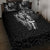 New Zealand Rugby Quilt Bed Set Maori Warrior Rugby with Silver Fern Sleeve Tribal Ethnic Style LT03 - Polynesian Pride