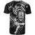 New Zealand Rugby T Shirt Maori Warrior Rugby with Silver Fern Sleeve Tribal Ethnic Style LT03 - Polynesian Pride